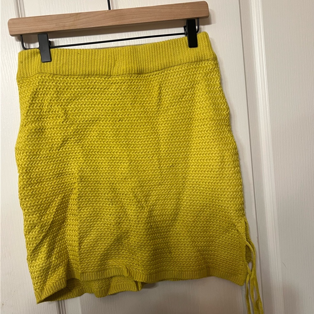Free people beach crotchet skirt